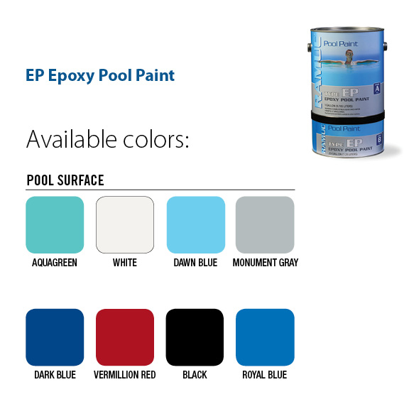 Ramuc Type EP Epoxy Swimming Pool Paint Colors